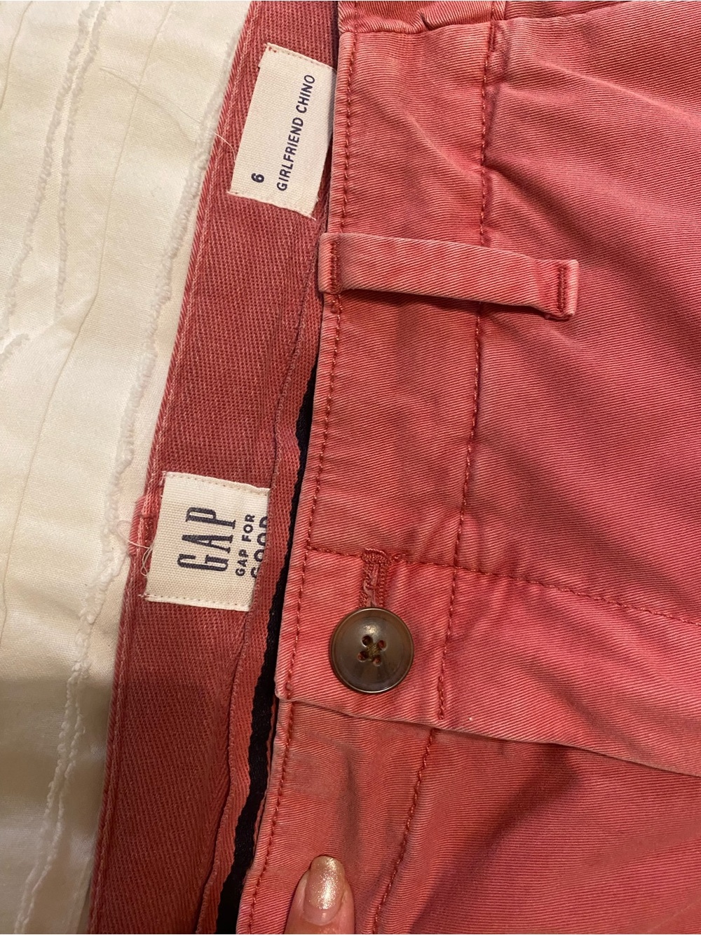 GAP Cropped Chino Jeans in pink city - Picture 6 of 7